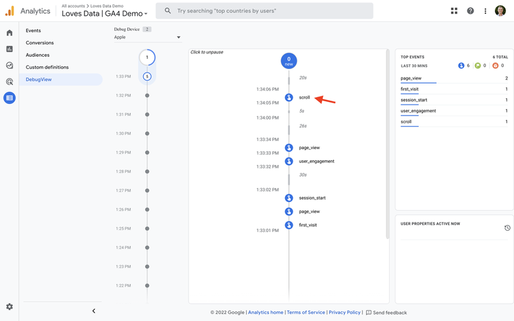 Scroll Tracking GA4 - 3